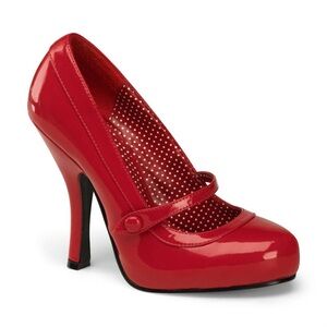 Pinup Couture Glossy Red Heels